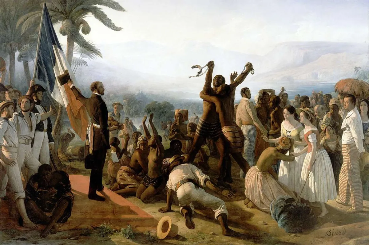 Abolition de l'esclavage par François-Auguste Biard en 1849