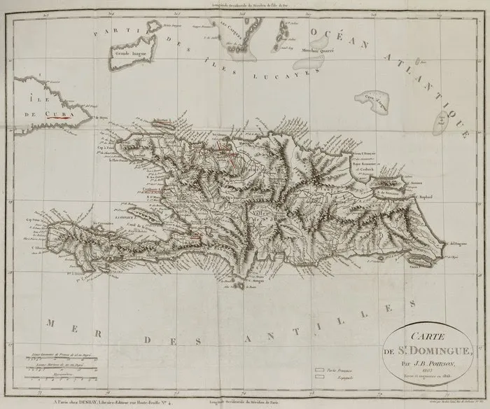 Carte de Saint-Domingue