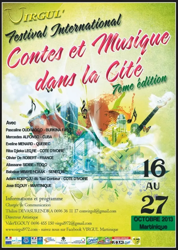 Affiche des Contes et Musique dans la Cité