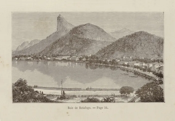 Illustration représentant la baie de Botafogo