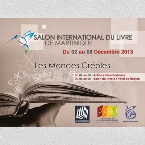 Affiche du salon international du livre de Martinique 