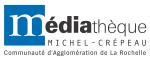Logo de la Médiathèque Michel-Crépeau de la Communauté d’agglomération de La Rochelle