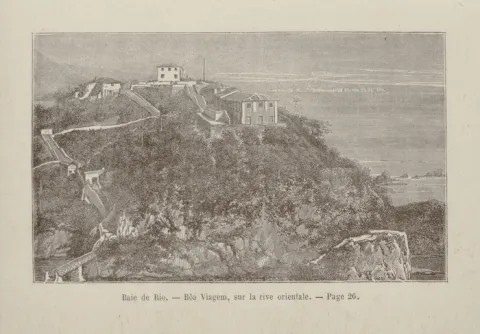 Dessin de la baie de Rio