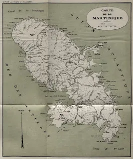 Carte de la Martinique