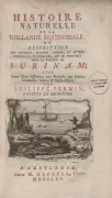 1re de couverture du livre Histoire naturelle de Philippe Fermin