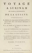 Première de couverture Voyage à Surinam de John Gabriel Stedman