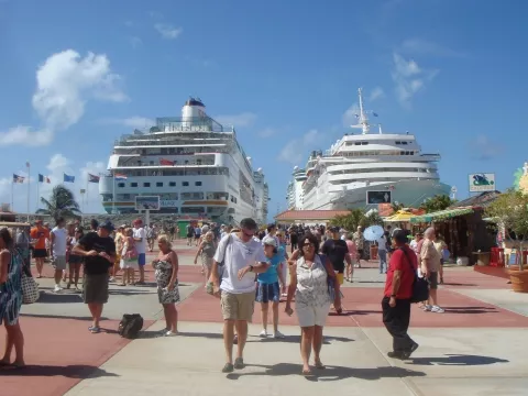 Photographie du terminal de croisière Philipsburg à Sint Maarten