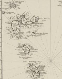 Carte des petites Antilles